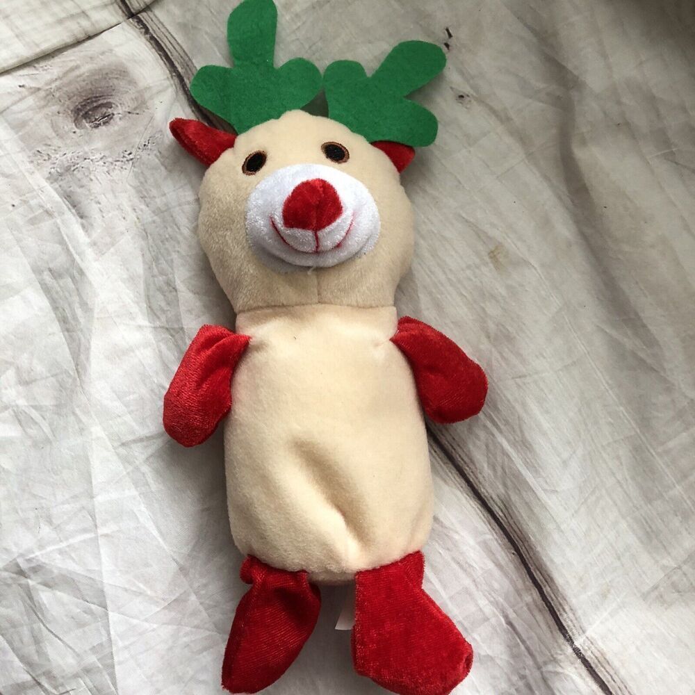 Kellytoy Chubby Reindeer Plush‎ Soft Toy Stuffed 9.5"